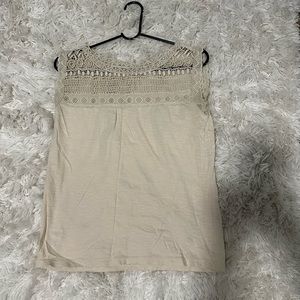 Lace tank top